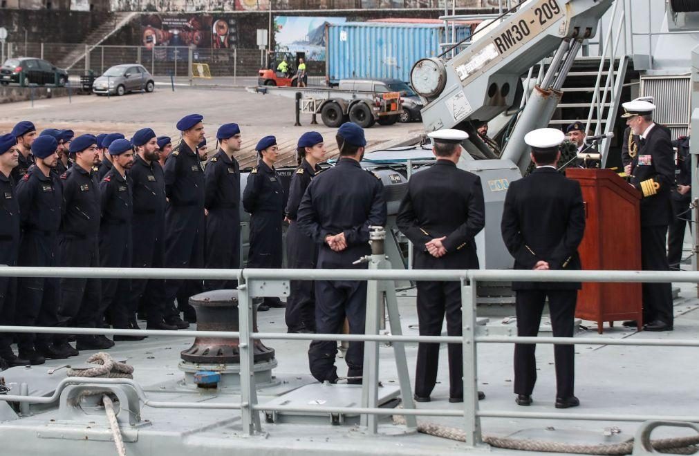 Marinha decide suspender militares do navio Mondego entre 10 e 90 dias
