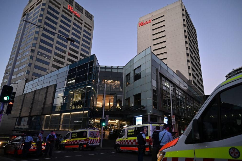 Várias pessoas esfaqueadas num centro comercial de Sydney