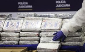 Apreendida cocaína para 35 mil doses individuais no aeroporto de Lisboa