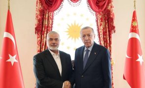 Erdogan pede unidade contra Israel após reunião com líder do Hamas