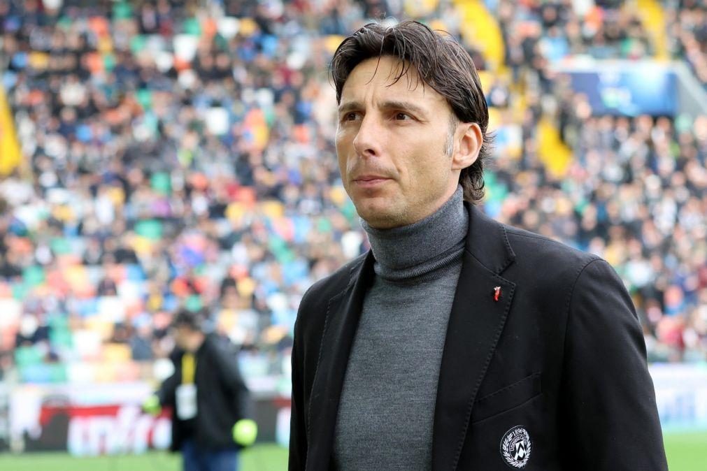 Gabriele Cioffi afastado do cargo de treinador da Udinese