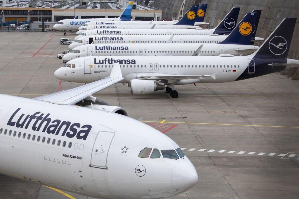 Lufthansa agrava prejuízo para 734 milhões de euros no 1.º trimestre