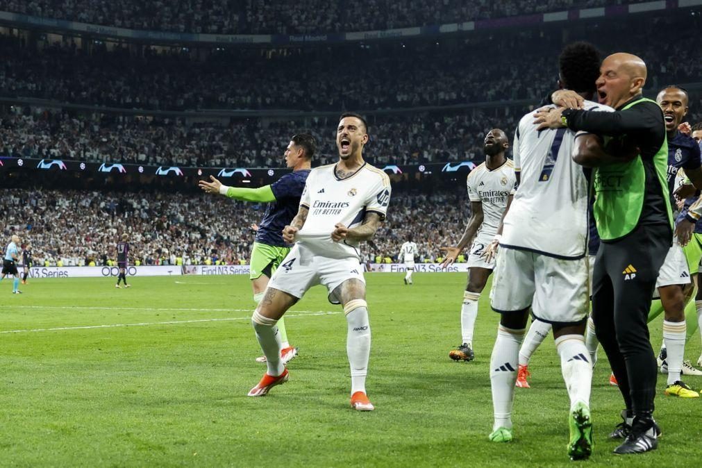 Real Madrid na final da Liga dos Campeões após reviravolta sobre o Bayern
