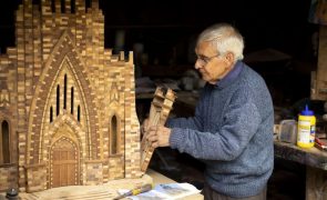 Artesão fez da madeira forma de arte e constrói réplicas de catedrais famosas