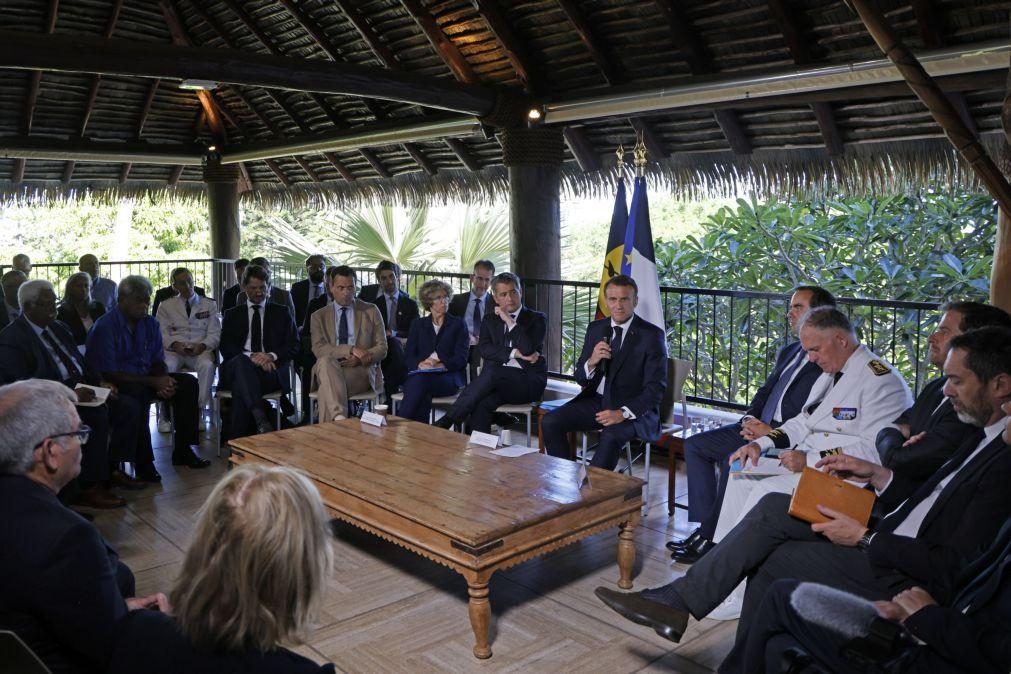Macron rejeita novo referendo sobre a independência da Nova Caledónia