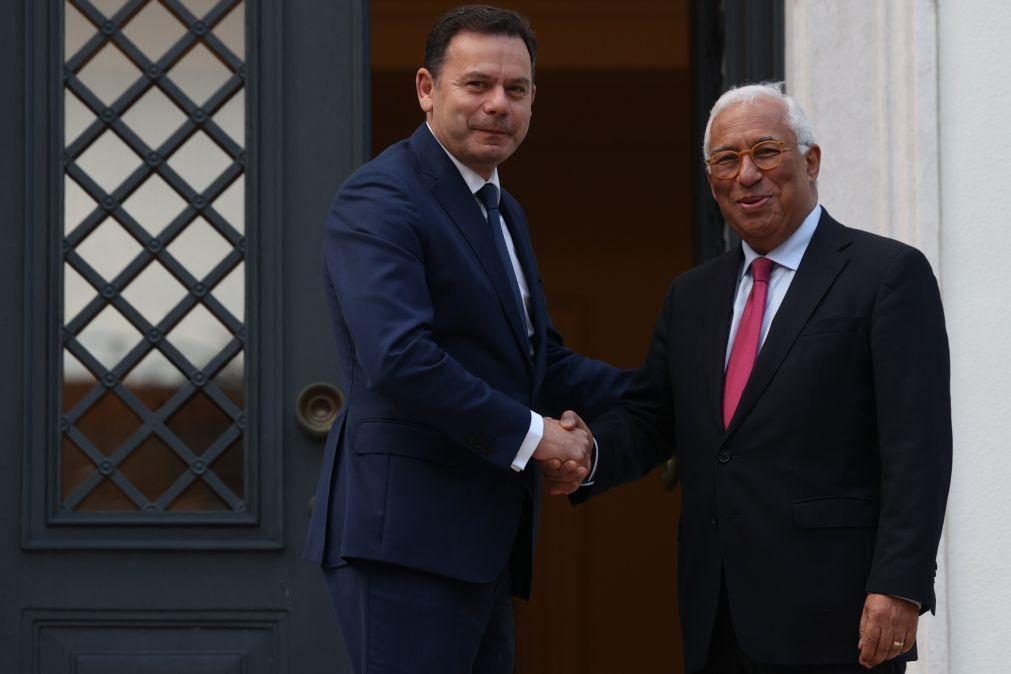 Montenegro e Costa almoçam em S. Bento após eleição para o Conselho Europeu