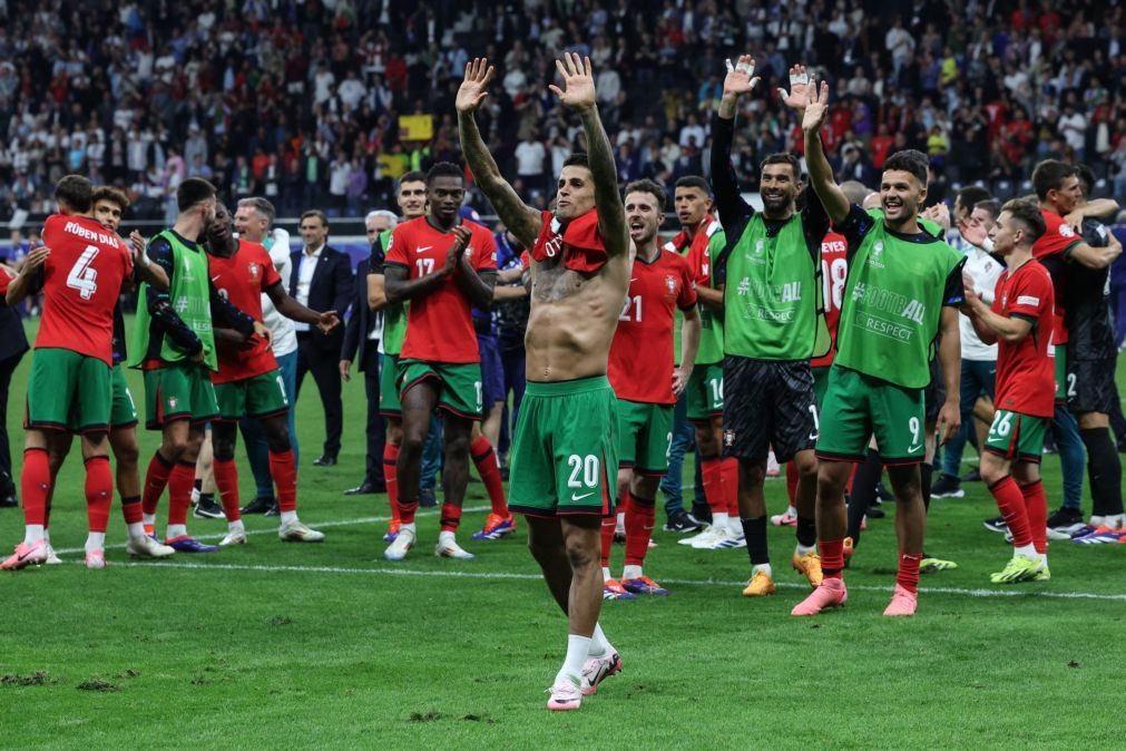 Euro2024: Jogo Portugal - Eslovénia é o mais visto com mais de 3,5 milhões