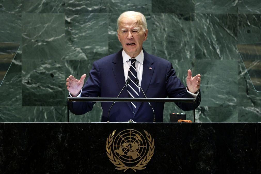 Biden reitera apoio à Ucrânia e a Israel com mundo num