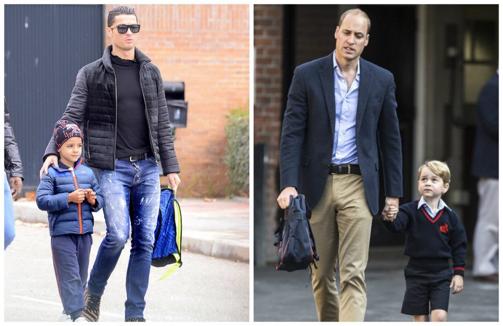 Ronaldo quer que o filho tenha educação de rei e estude nas escolas do príncipe George