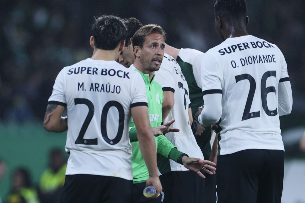Treinador do Sporting quer vencer Gil Vicente para passar Natal
