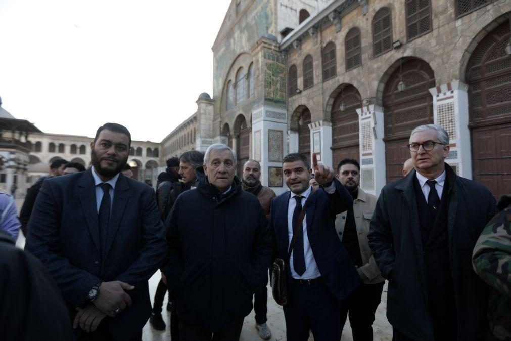 MNE italiano assegura que novo líder sírio quer