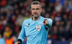 Esloveno Slavko Vincic vai arbitrar Portugal-Dinamarca