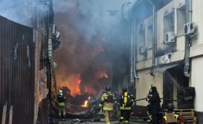Rússia atacou capital da Ucrânia durante a madrugada