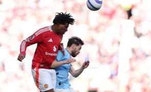 United, de Ruben Amorim, empata com City no dérbi de Manchester da Liga inglesa