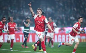 Sporting empata com Braga e perde liderança da I Liga para o Benfica