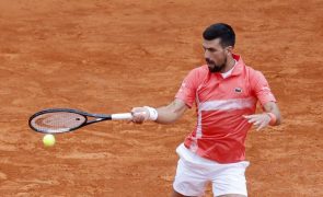 Djokovic afastado na estreia no Masters 1.000 de ténis de Monte Carlo