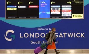 Greve no aeroporto londrino de Gatwick a partir de sexta-feira ameaça voos na Páscoa