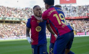 Golo de Raphinha aos 90+8 minutos carimba sensacional reviravolta do FC Barcelona