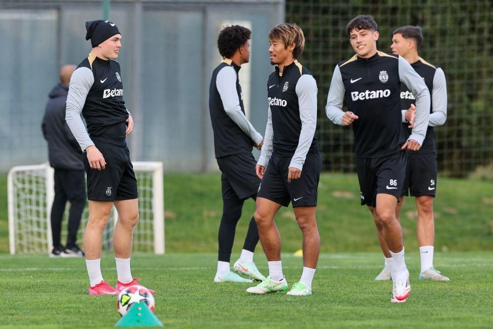 Japonês Hidemasa Morita reintegrado no treino do Sporting