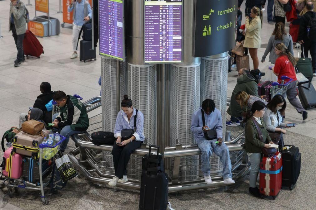 Maior parte dos embarques no aeroporto de Lisboa está a funcionar