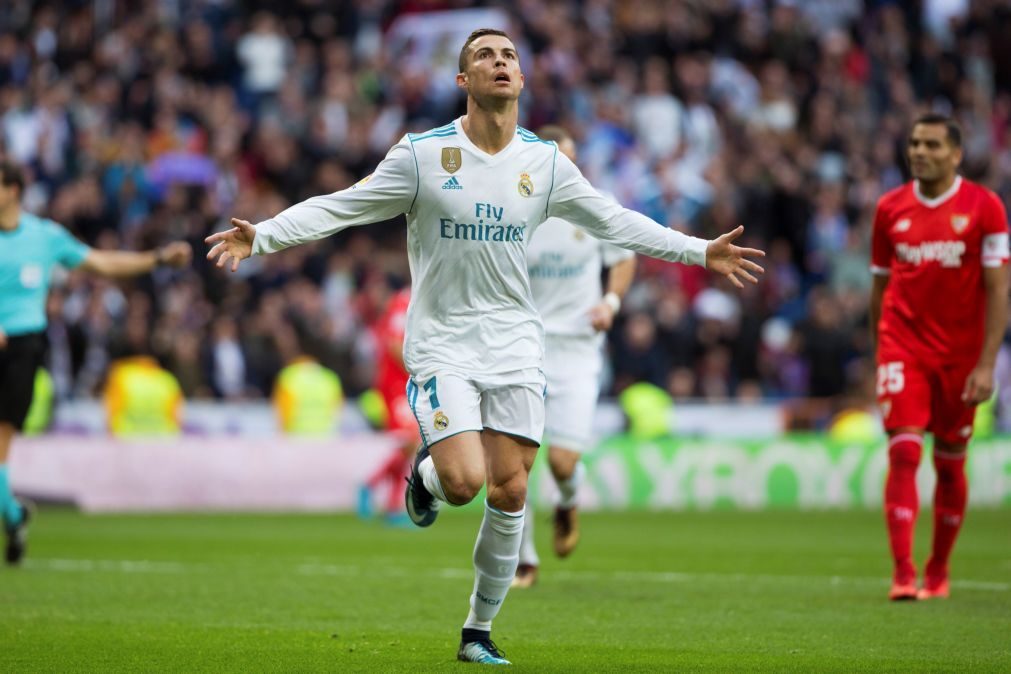 Cristiano Ronaldo na equipa da UEFA de 2017, votada pelos adeptos