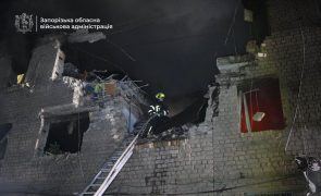 Ataque russo com drones contra cidade de Zaporijia fez 29 feridos