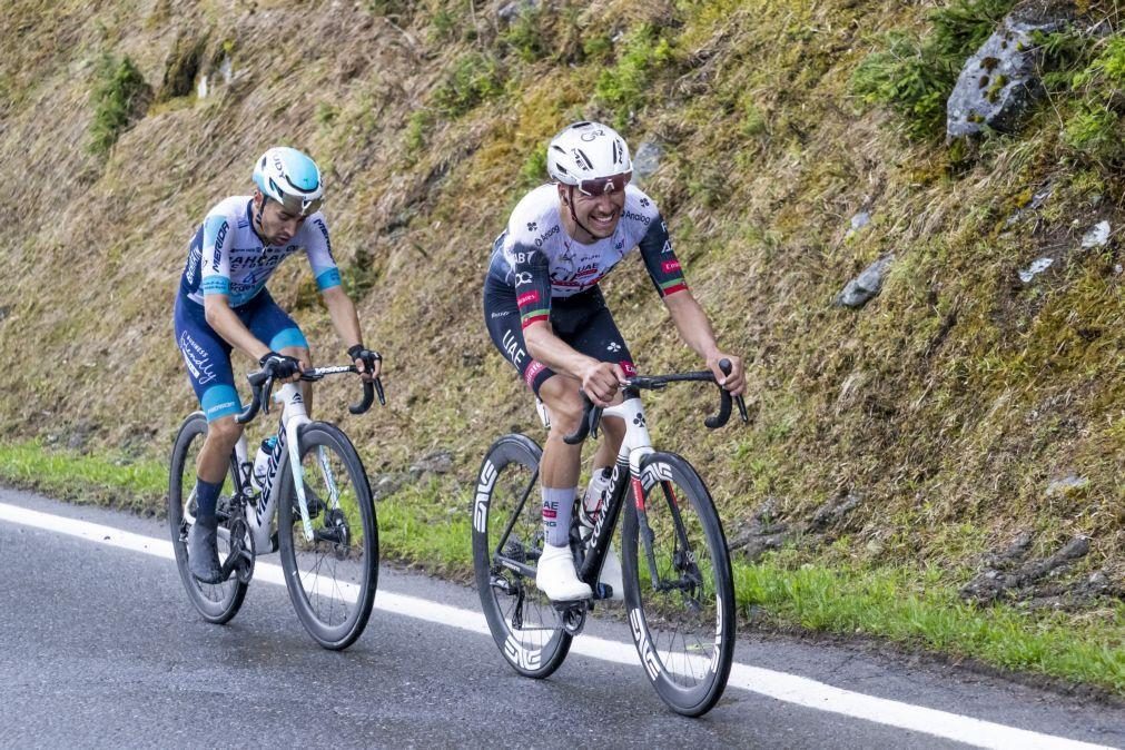 Ciclista luso João Almeida segundo na quarta etapa da Volta à Romandia