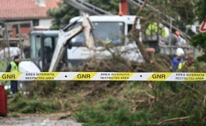 Cinco distritos sob aviso amarelo devido à chuva forte, granizo e trovoada
