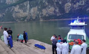 Nove mortos após naufrágio de quatro barcos no sudoeste da China