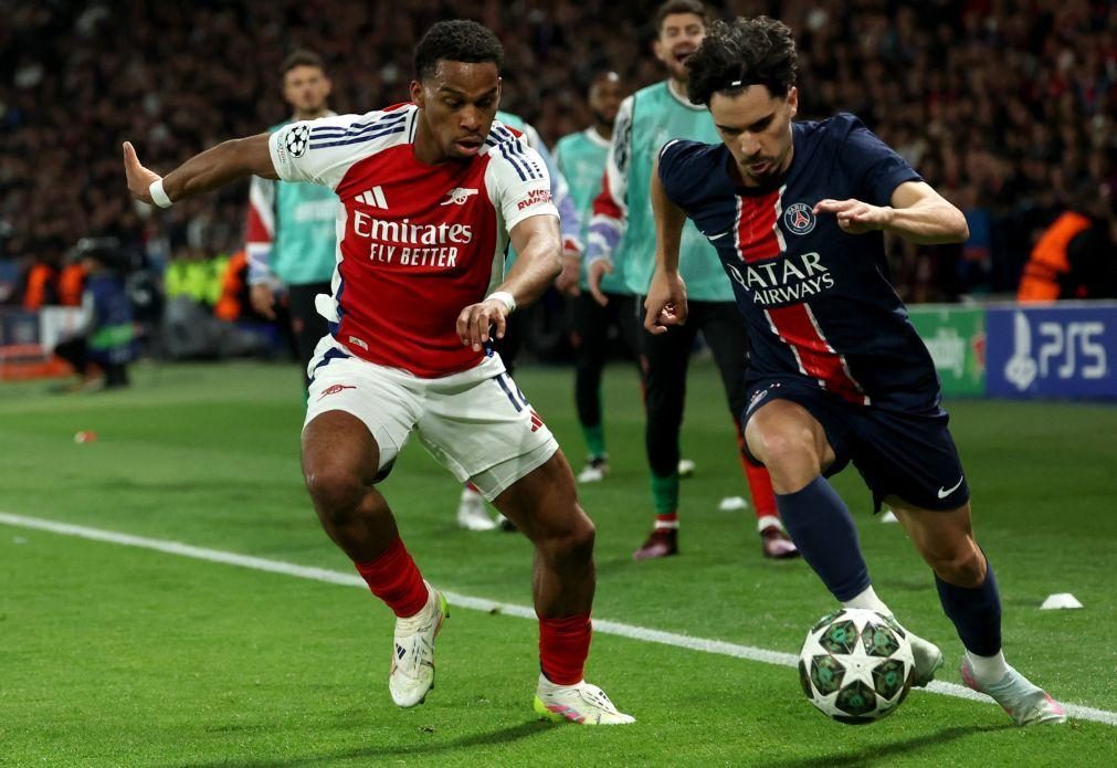 Paris Saint-Germain vence Arsenal e disputa final da 'Champions' com Inter Milão