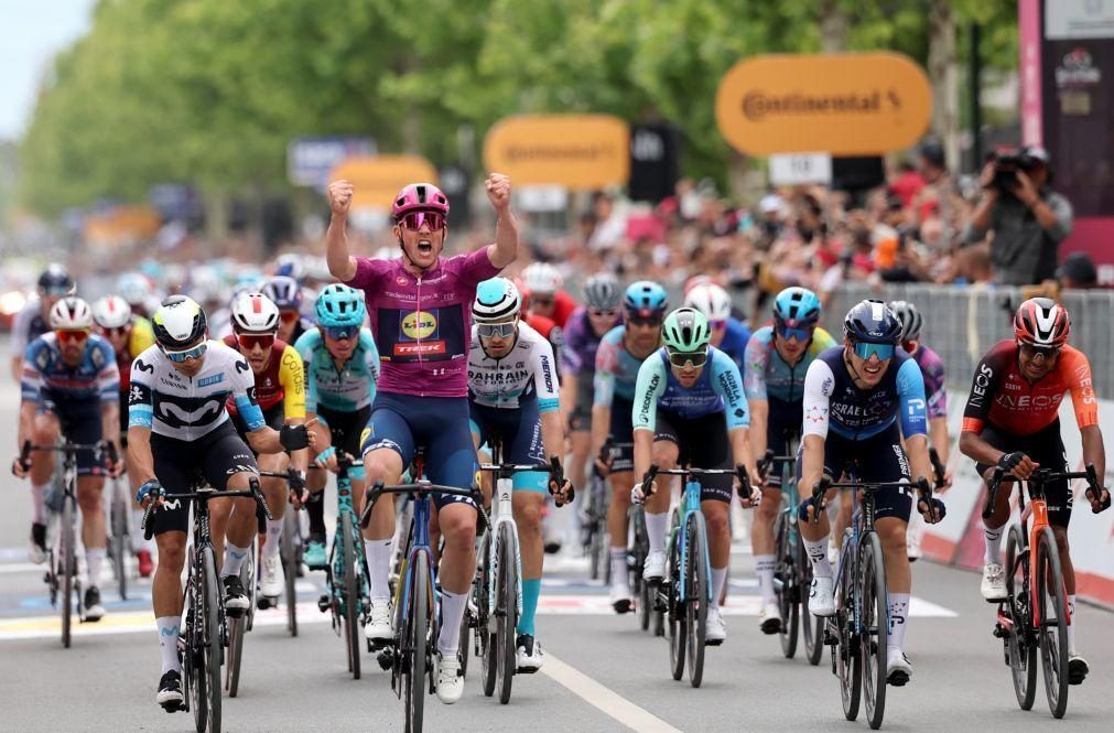 Pedersen vence terceira etapa do 'Giro' e recupera liderança