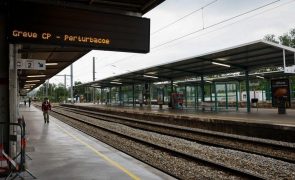 Suprimidos mais de 70% dos comboios até às 08h00 devido a greve parcial na CP