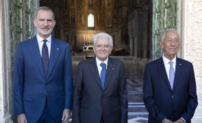 Marcelo recebe hoje o Rei de Espanha e o Presidente de Itália em Coimbra
