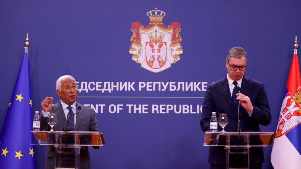 Costa avisa Sérvia que tem de se alinhar com política externa da UE após visita a Moscovo