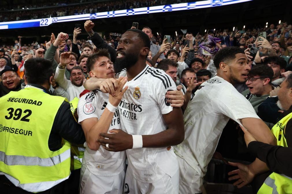 Federação espanhola de futebol mantém castigo a Rüdiger de seis jogos