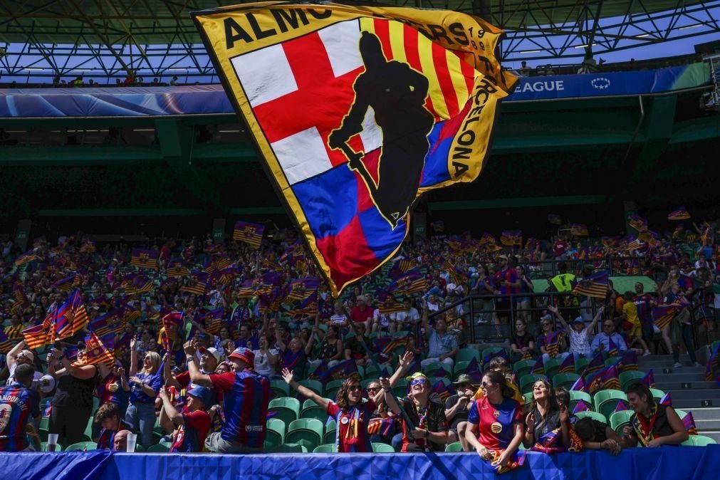 Espanhóis e ingleses 'invadem' Lisboa na festa do futebol feminino