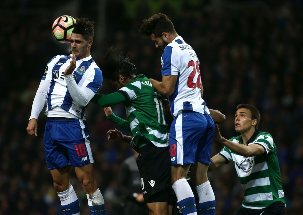 FC Porto-Sporting jogam a 07 de fevereiro a primeira mão das 'meias' da Taça de Portugal