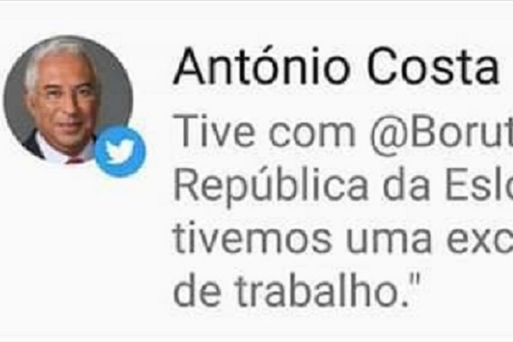 António Costa, «tive» ou «estive»? A gaffe do primeiro-ministro