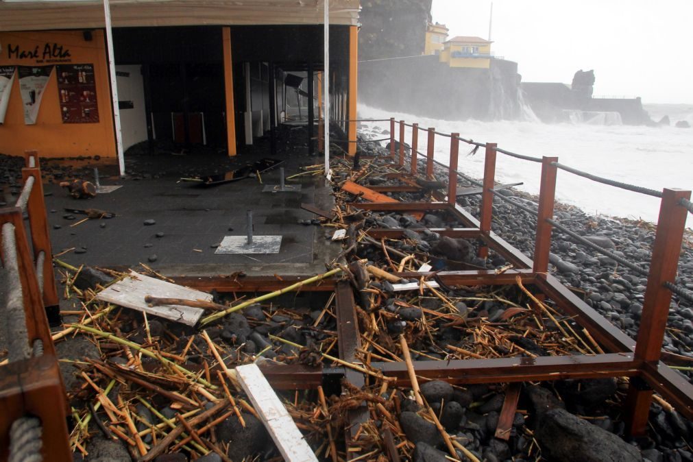 Governo da Madeira admite centenas de milhares de euros de danos devido ao mau tempo