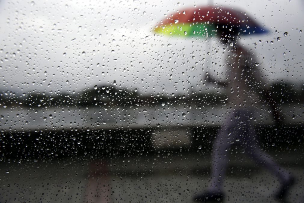 Seis distritos do continente sob aviso laranja devido a chuva forte