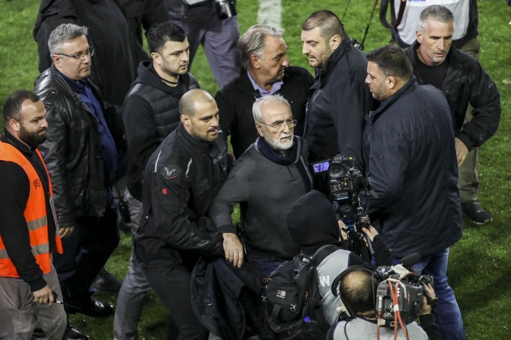 Polícia grega emite mandado de captura para presidente do PAOK