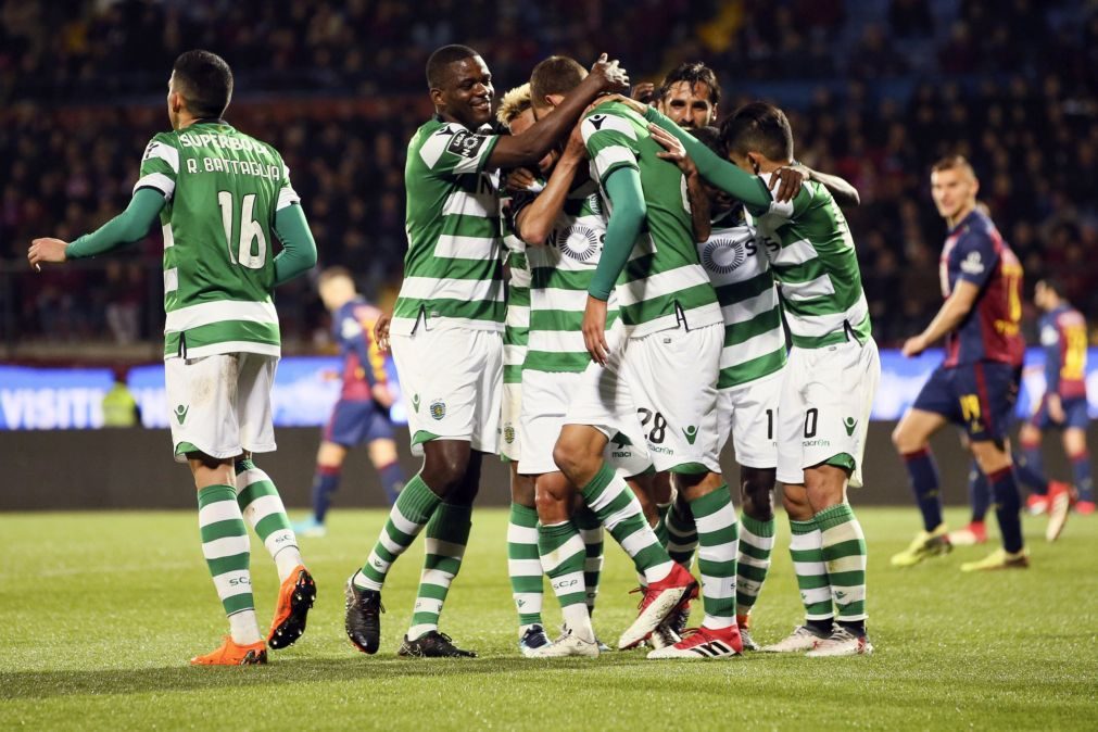 Liga Europa: Sporting joga hoje em Plzen para tentar atingir os quartos de final