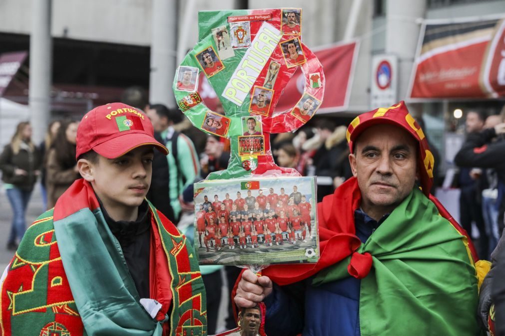 Estádio de Genebra tomado de 'assalto' pelo entusiasmo português