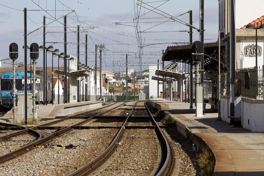 Homem colhido por comboio perto de Albufeira, Algarve