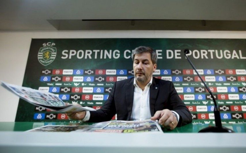 Bruno de Carvalho: «No Dia da Criança, o Rui Patrício e o Podence decidem dar-nos estas prenda»