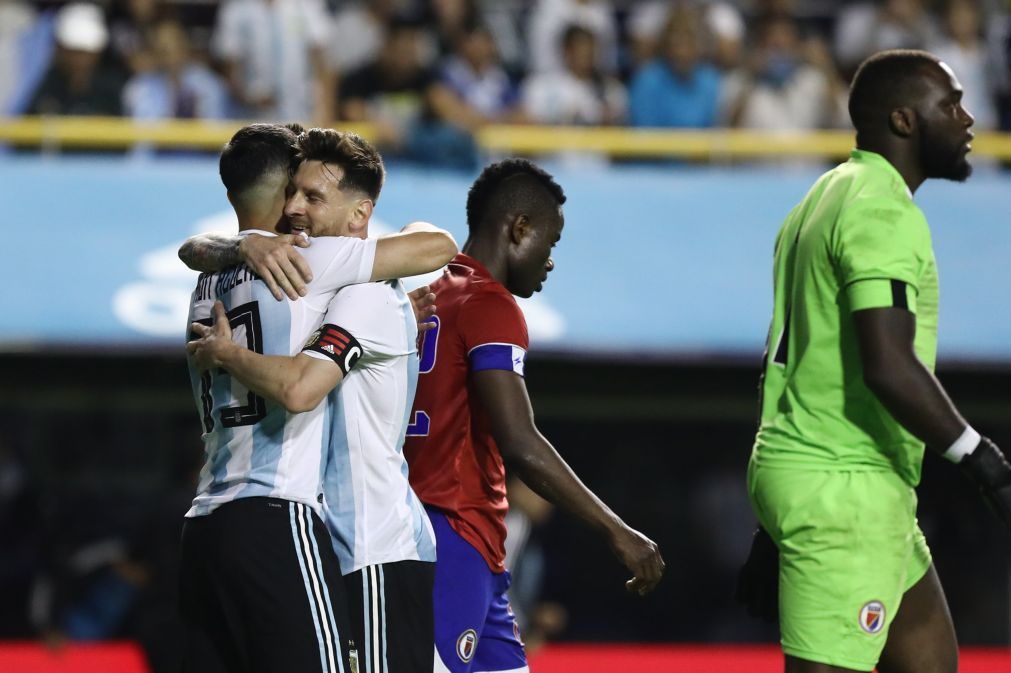 Mundial 2018: Argentina goleia Haiti, com 'hat-trick' e assistência de Messi