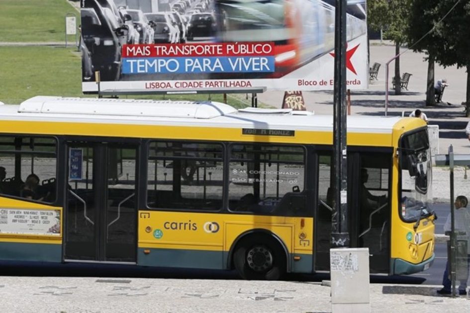 Sete feridos após choque entre autocarros em Lisboa