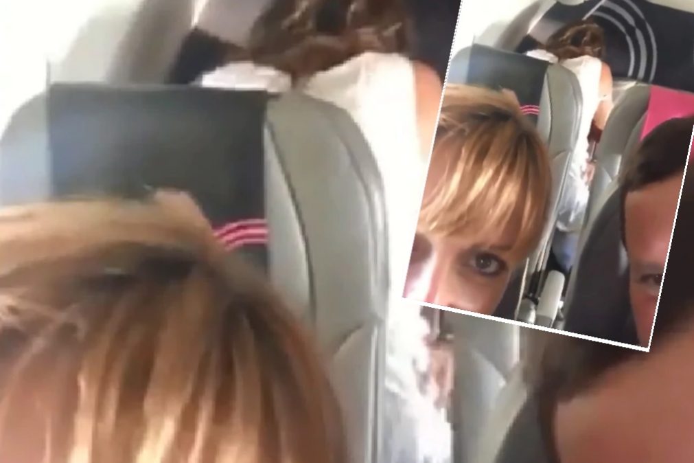 Casal filmado a fazer sexo no avião a caminho das férias no México