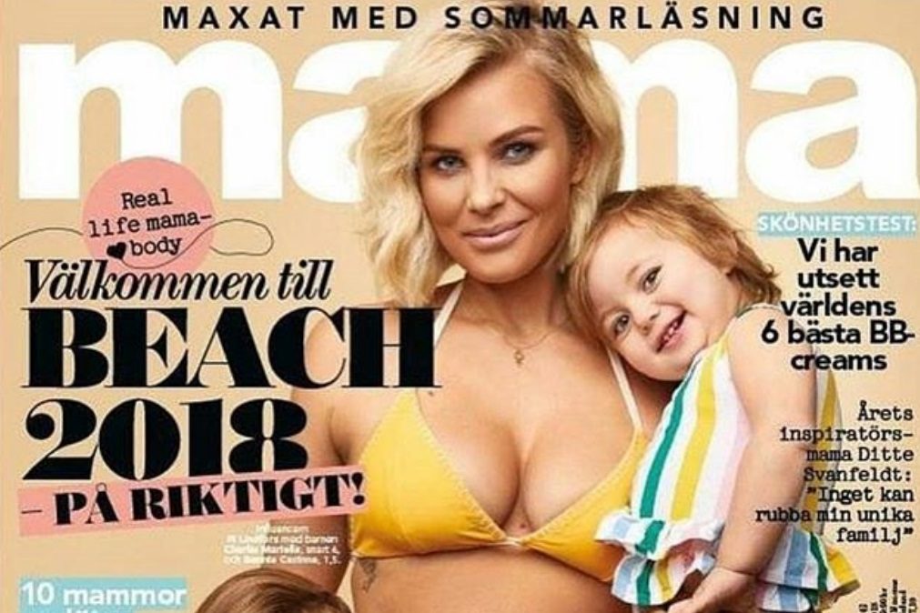 Maternidade real: Modelo mostra barriga pós parto em capa de revista