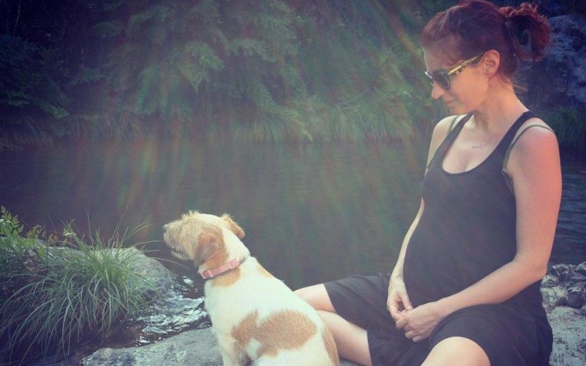 Rita Redshoes está grávida pela primeira vez